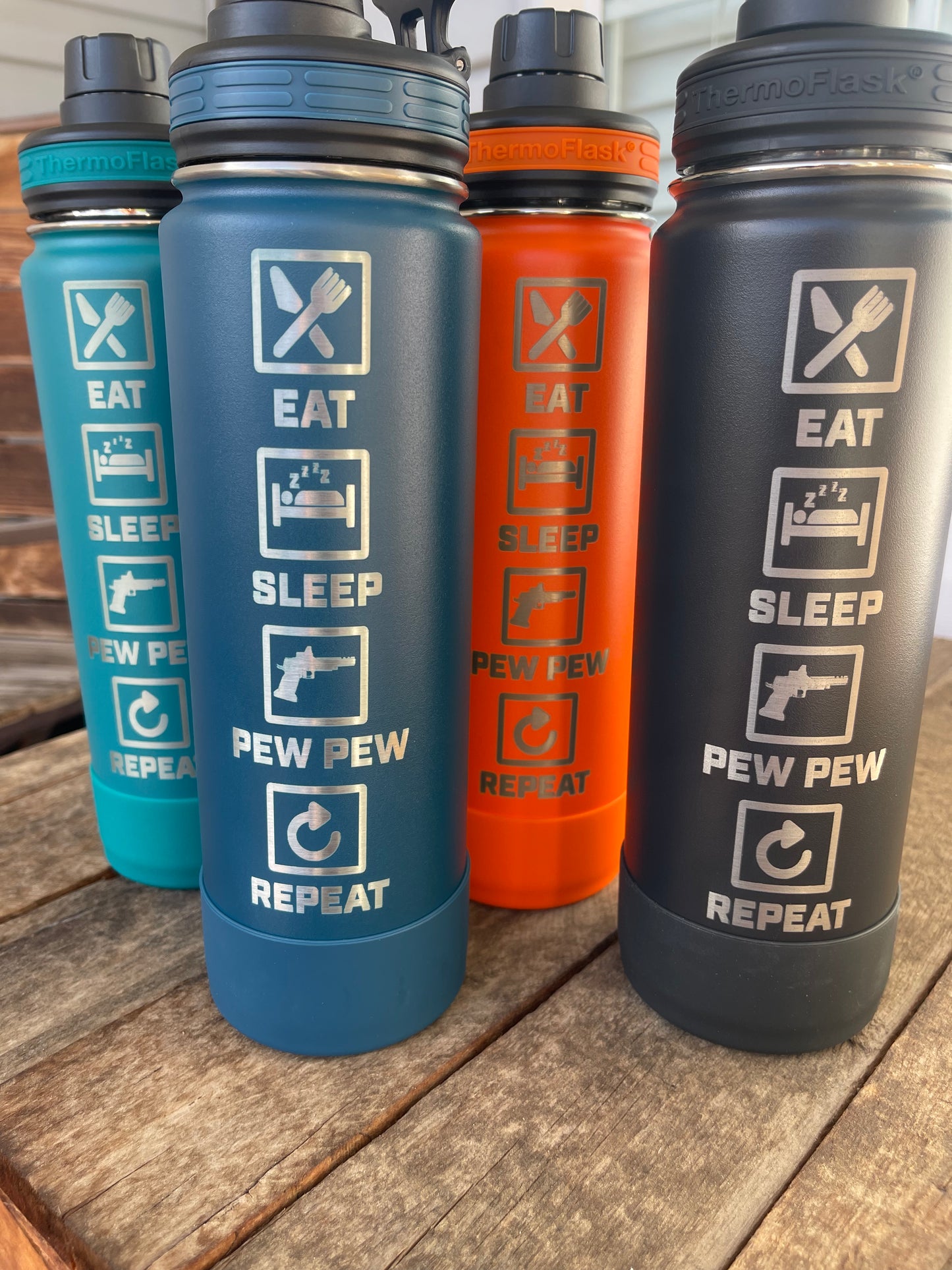 Eat Sleep Pew 24/22 Oz Hot/Cold Bottle