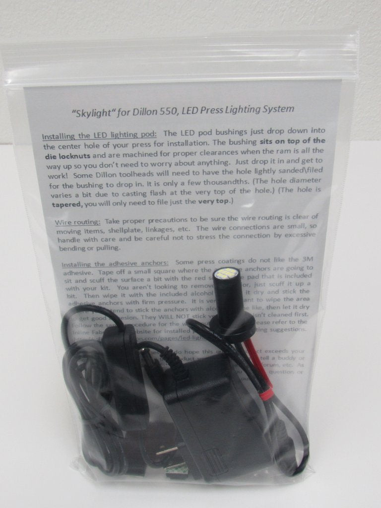 "Skylight" LED lighting Kit for the Dillon RL 550 B and C