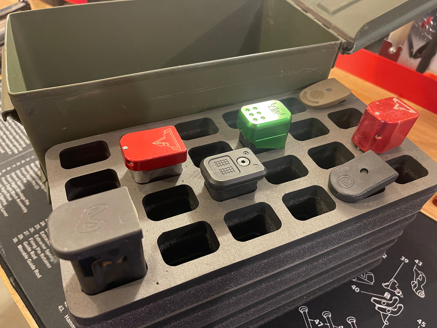 50 Cal Ammo Can Mag Insert