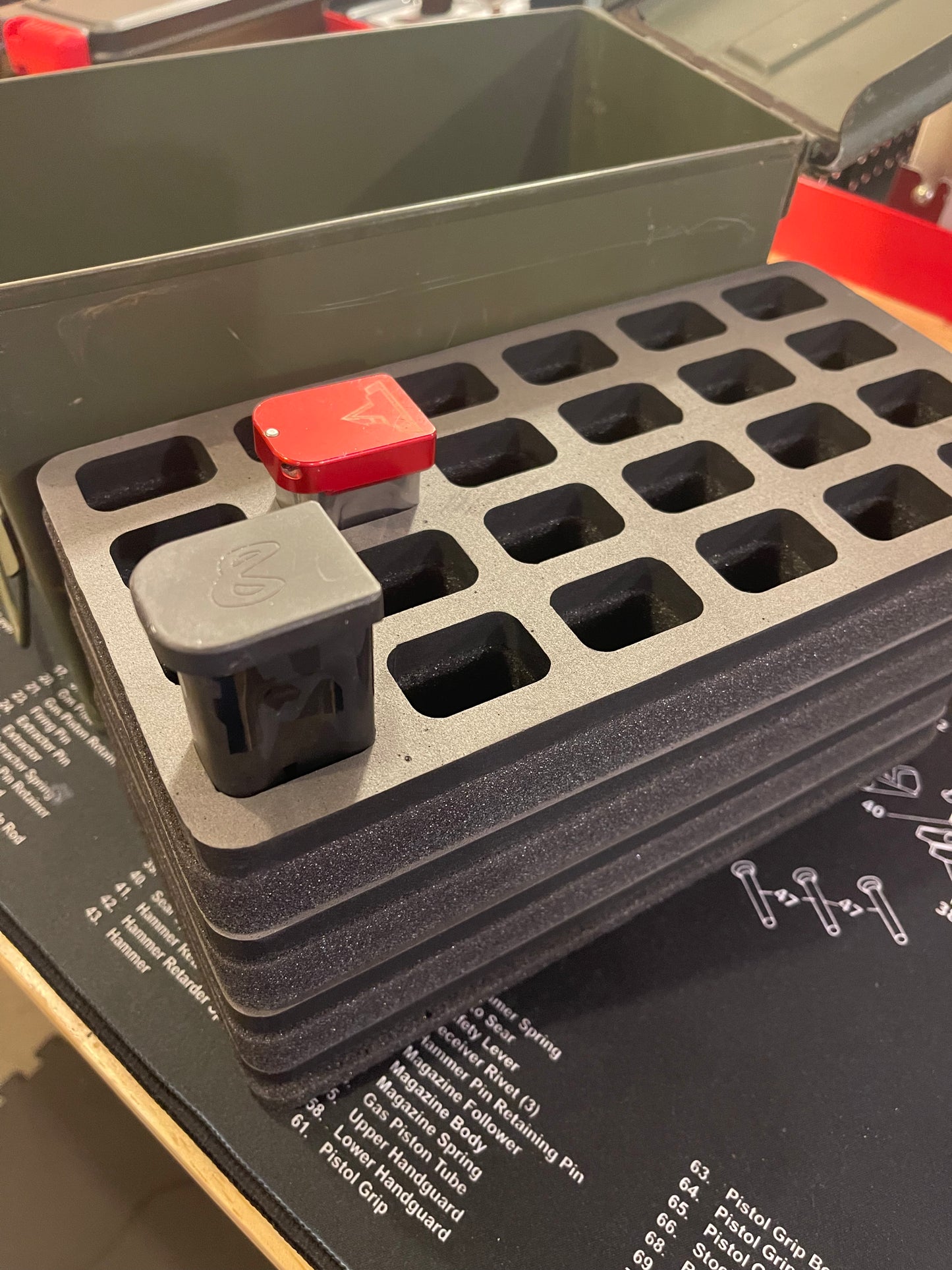 50 Cal Ammo Can Mag Insert